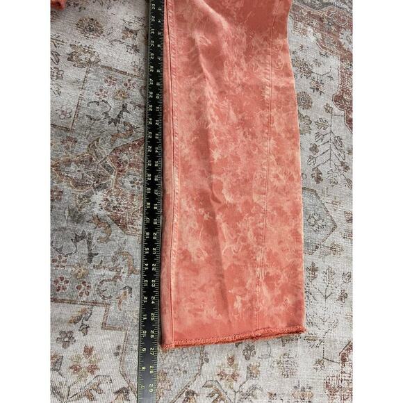 Ulla Johnson The Thea Jean Aura Wash Barrel Leg Jean High Rise 29 NWT Tie dye - Picture 3 of 12